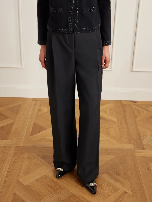 TORY BURCH Pierced XL embellished leather ankle boots in Black, photo 2 of 2 from NET-A-PORTER (Canada)