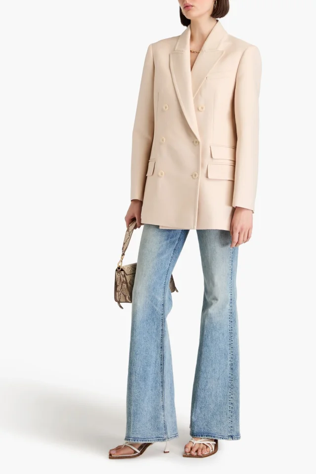 Zimmermann Double-Breasted Wool-Blend Blazer, photo 2 of 4 from THE OUTNET