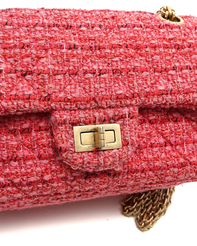 Chanel 2.55 Reissue 224 Mini Tweed Flap Bag in Tweed from A Retro Tale, photo 7 of 11