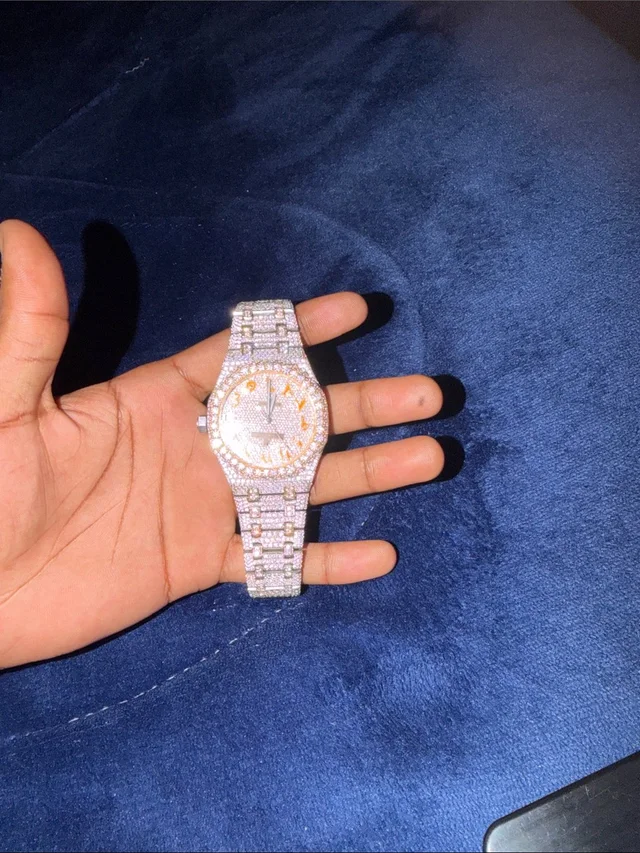 Audemars Piguet Silver Tone Diamond-Set Watch With Gold Accents in silver|gold|gray from Poshmark