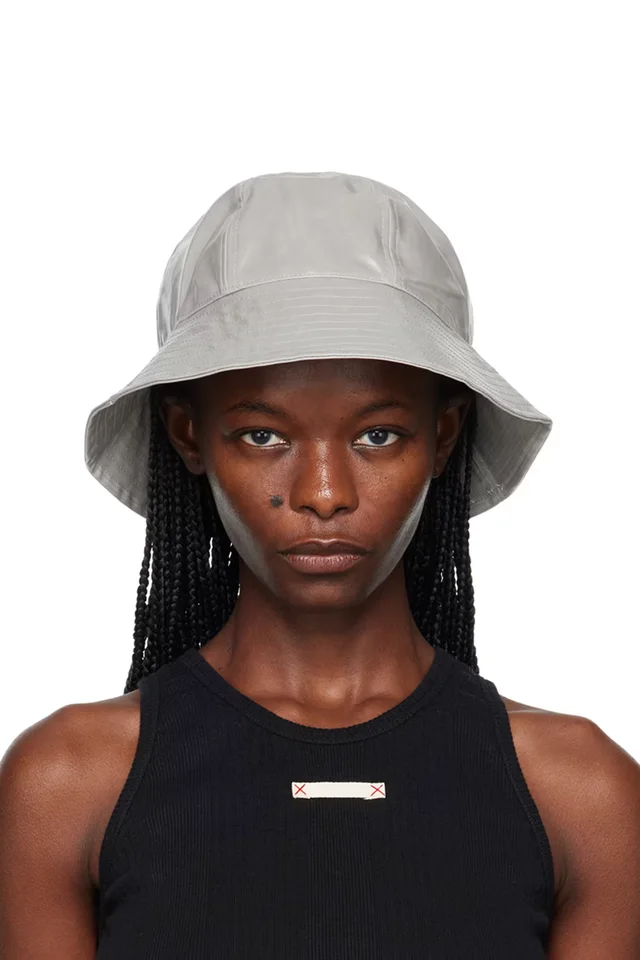 Song for the Mute SSENSE Exclusive Gray Bucket Hat, image 1 of 1 from SSENSE