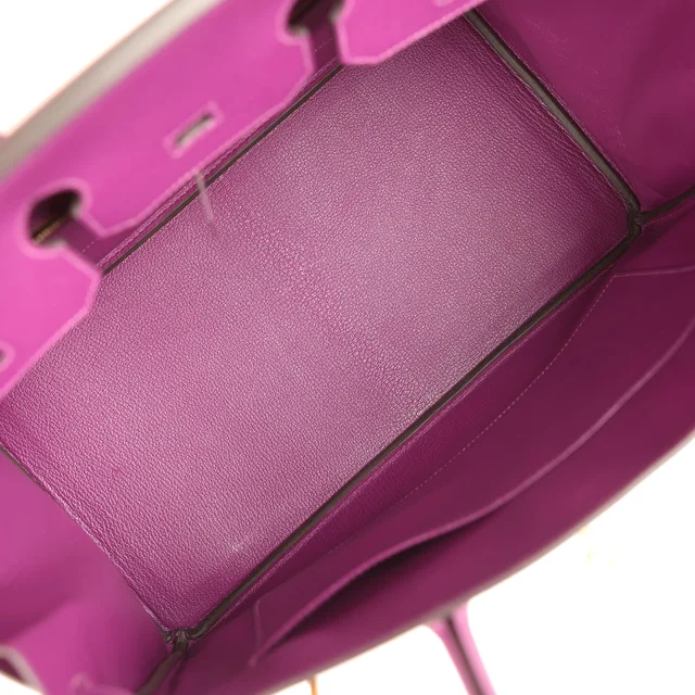 Hermès Birkin 35 Anemone Epsom Gold Hardware in Epsom leather from Madison Avenue Couture, photo 8 of 9
