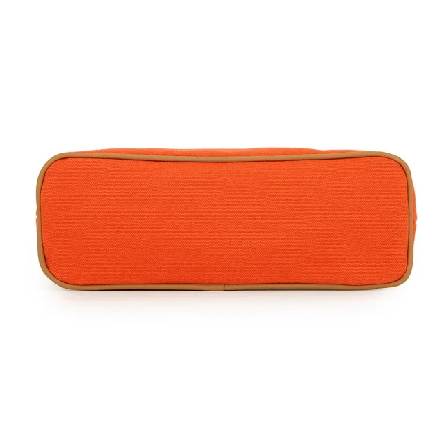 Hermès BolidePouch Orange・Feu Cotton100% Size MM in Orange from GALLERY RARE, photo 3 of 9