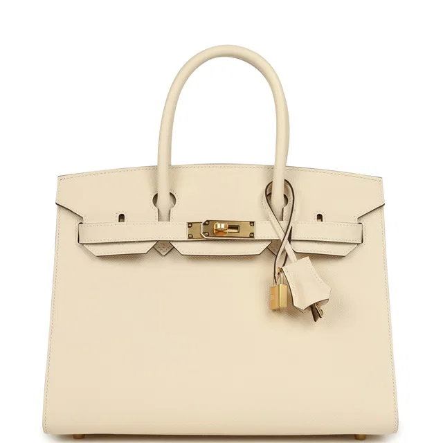 Hermès Birkin Sellier 30 Nata Epsom Gold Hardware in Epsom leather from Madison Avenue Couture