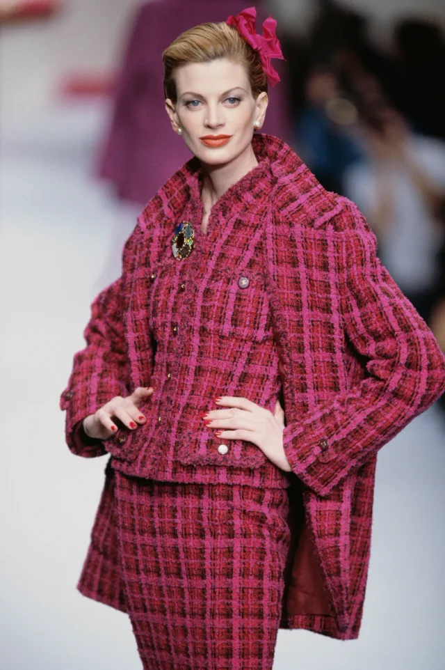 Chanel 1995 F/W Bouclé Belted Coat in Tweed from Recess LA, photo 2 of 8