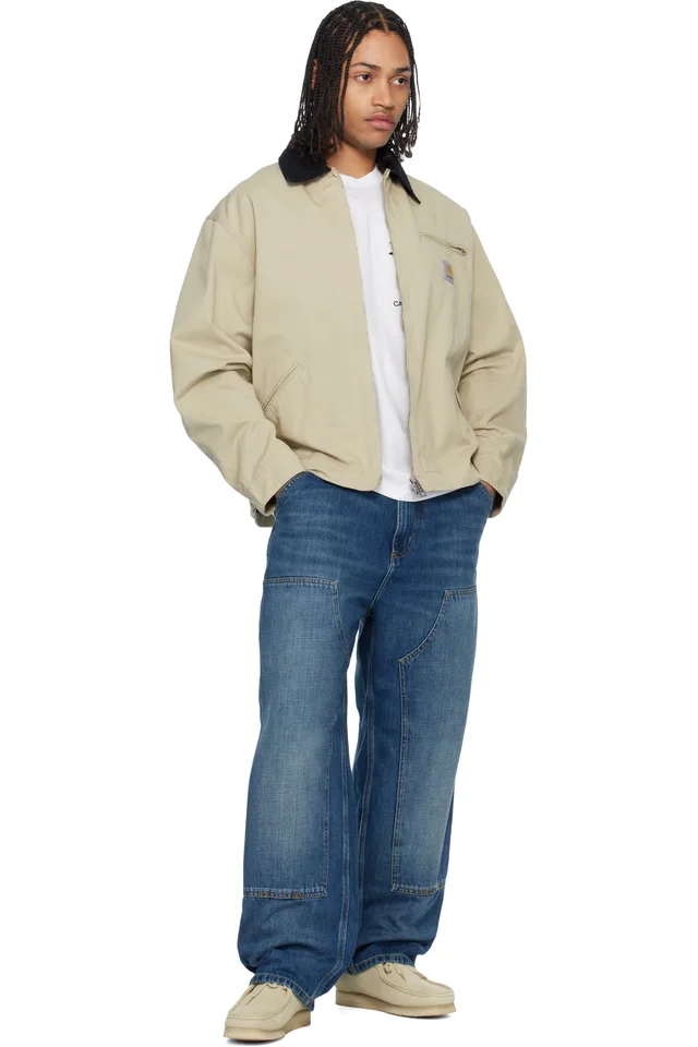 Carhartt Work In Progress Blue OG Double Knee Jeans, photo 4 of 4 from SSENSE