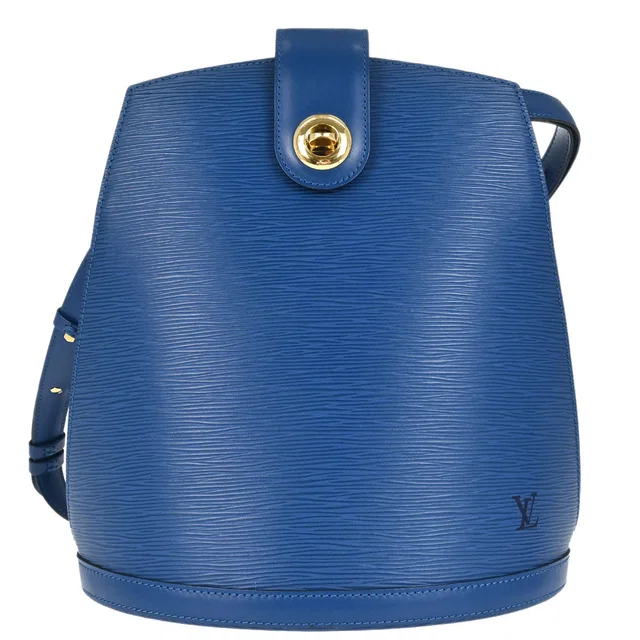 Louis Vuitton 1997 Blue Epi Cluny Shoulder Bag M52255 in Blue Leather from AMORE Vintage Tokyo
