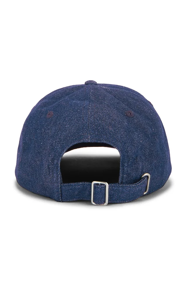 Favorite Daughter The Washed Denim Baseball Cap in Dark Wash, photo 3 of 3 from REVOLVE (Canada)