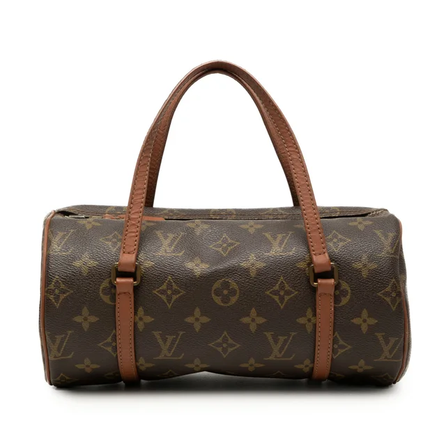 Brown Louis Vuitton Monogram Papillon 26 Handbag in Brown Coated canvas from Designer Revival