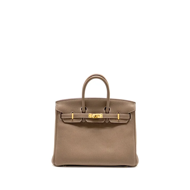 Hermès Birkin 25 Togo etoupe GHW Stamp U in Taupe Togo leather from EMIER