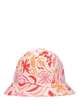 Kangol Bucket hat with floral details in 46% Modacrylic, 37% Polyester, 100% Nylon, photo 5 of 6 from LUISAVIAROMA