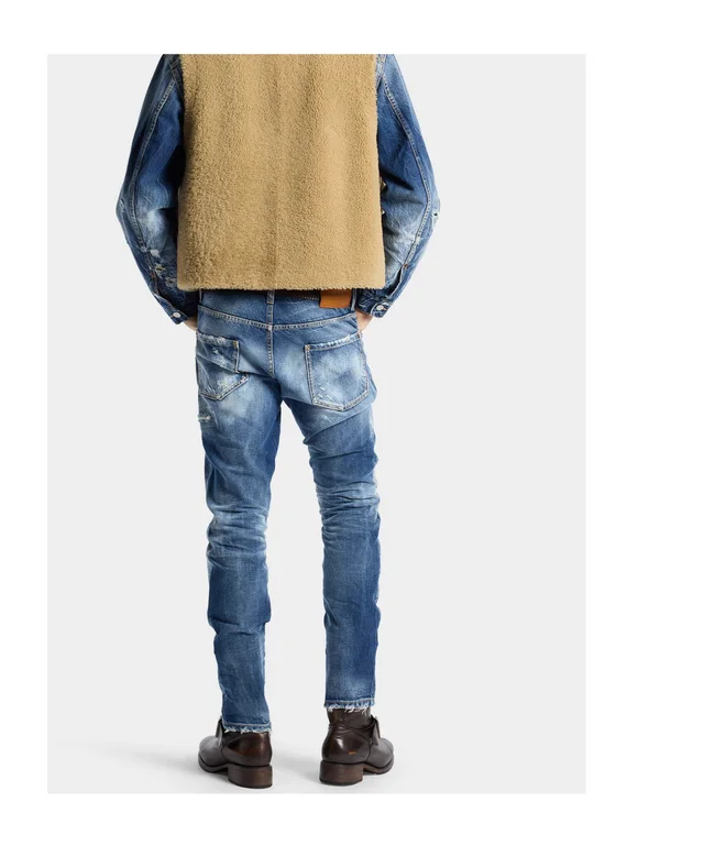 Dsquared2 Brando classic Teddy jeans, photo 4 of 5 from SENSER