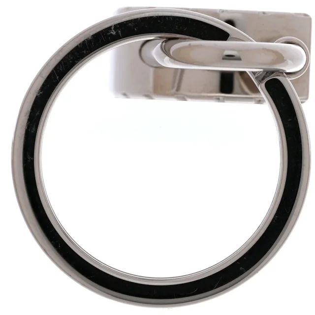 Hermès Palladium Cadenas Horse Key Ring from FASHIONPHILE, photo 4 of 5