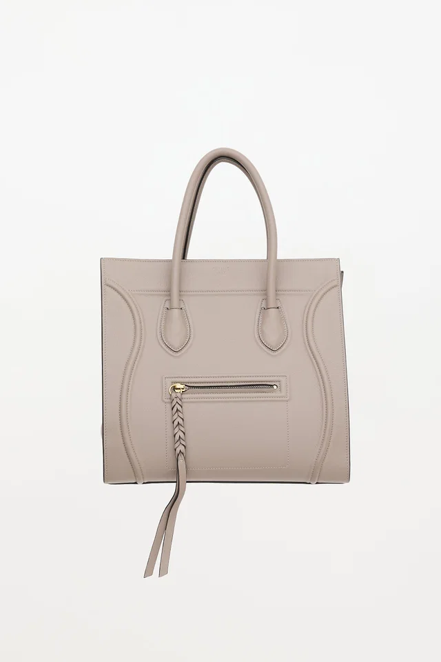 Celine 2016 Leather Medium Phantom Luggage Bag in Leather from VSP Consignment
