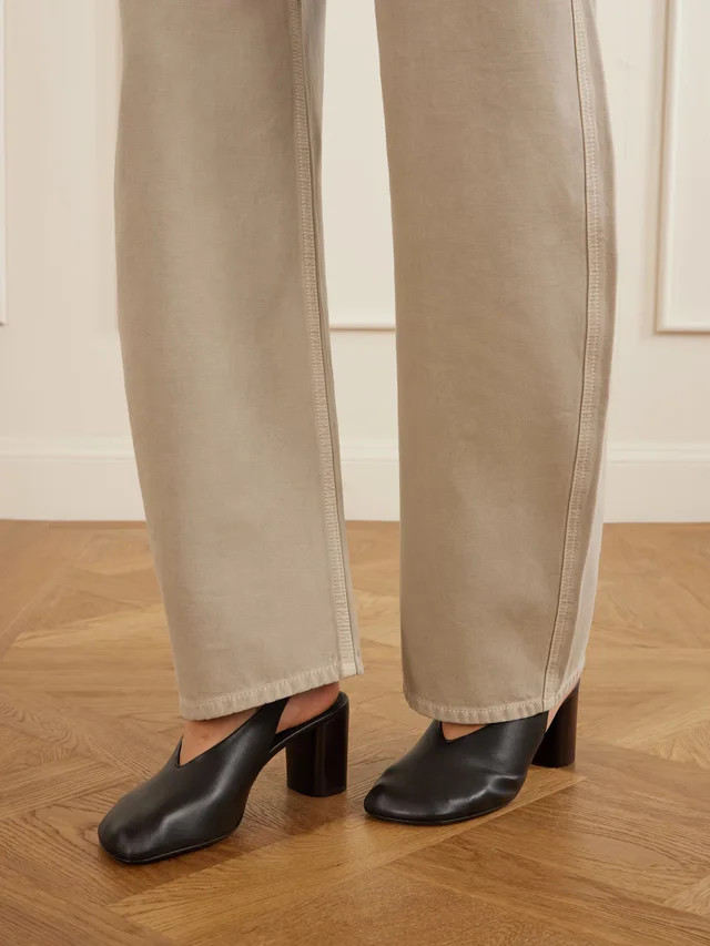LEMAIRE Glove 80 leather slingback pumps in Brown, photo 2 of 2 from NET-A-PORTER (Canada)