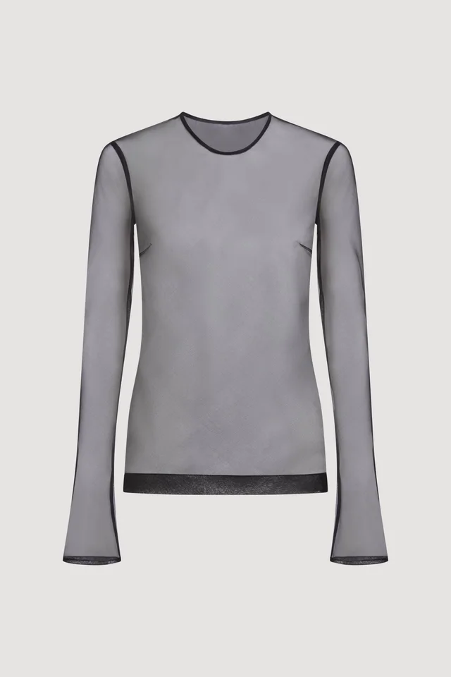 AJE Chancer Long Sleeve Top in Black from Aje, photo 1 of 1