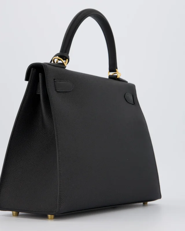 Hermès Kelly 28 Sellier Bag in Black Epsom leather from Sellier, photo 15 of 23