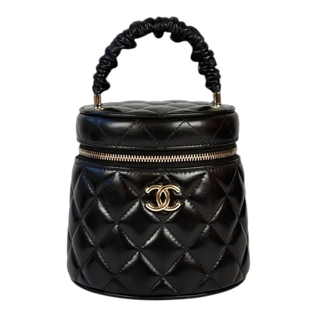 Chanel Black 22S Top Handle Mini Vanity Bag in Black from Luxury Promise, photo 2 of 2