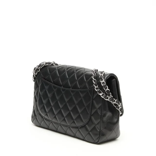 Chanel Classic Jumbo Single Flap Bag in Lambskin from A Retro Tale, photo 3 of 12