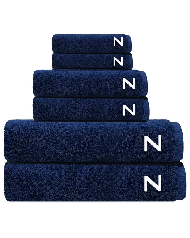 DePera Home Set of 6 Puresoft Monogrammed Turkish Towels, image 1 of 1 from Rue La La