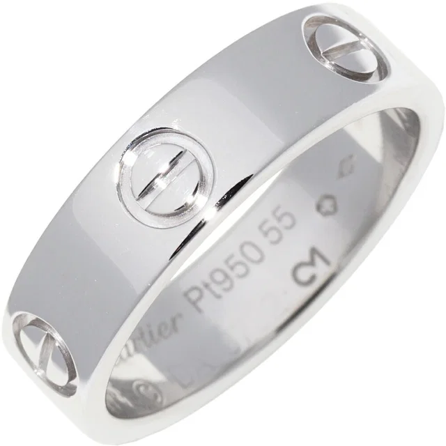 Cartier Love Pt950 Platinum Ring Size 55 from LuxUness