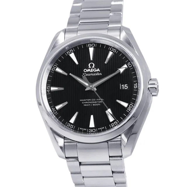 Omega Seamaster Aqua Terra Co-Axial W41.5mm Stainless Steel Black Dial231.10.42.21.01.003 in Black from GALLERY RARE