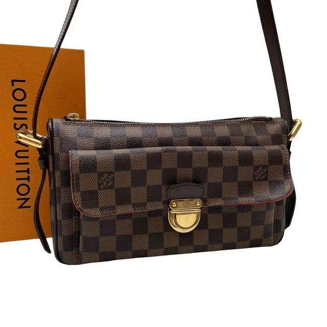 Louis Vuitton Damier Leather Ravello GM Shoulder Bag in Leather from The Reluxe