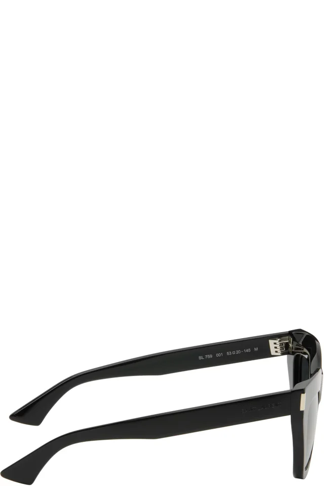 Saint Laurent Black SL 759 Sunglasses, photo 2 of 4 from SSENSE