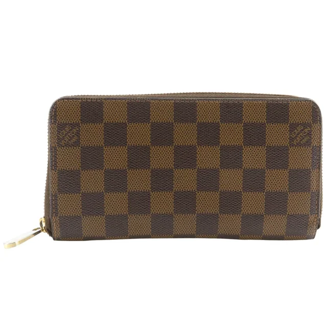 Louis Vuitton Zippy Wallet Damier Canvas Brown in Brown Canvas from The Reluxe