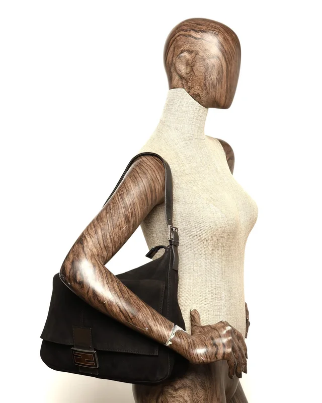 Fendi Large Mamma Suede Bag in Suede from A Retro Tale, photo 8 of 8
