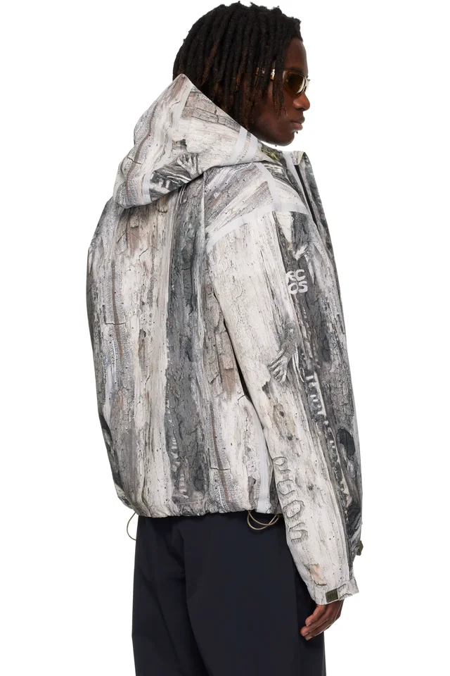 RCOS Beige & Khaki Sequoia Shell Jacket, photo 3 of 4 from SSENSE