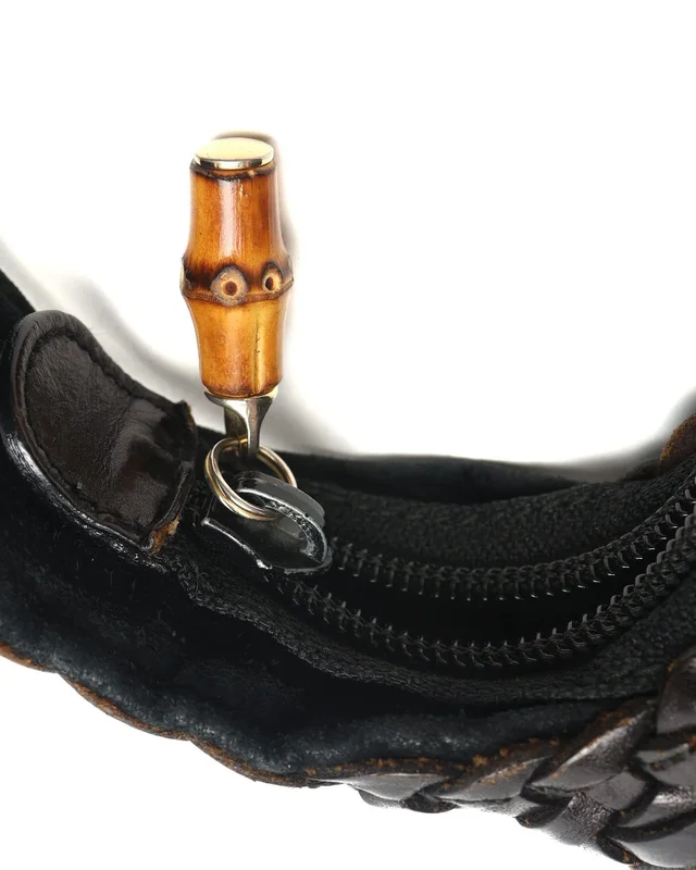 Gucci Woven Hobo Bag in Woven leather from A Retro Tale, photo 6 of 8