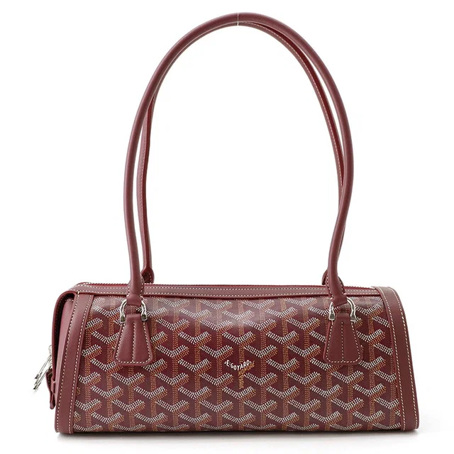 Goyard Bomboniere BurgundyBONBONPMLTY33CL33P PVC Leather in Leather from GALLERY RARE