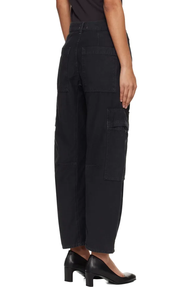Citizens of Humanity Black Marcelle Cargo Pants, photo 3 of 4 from SSENSE