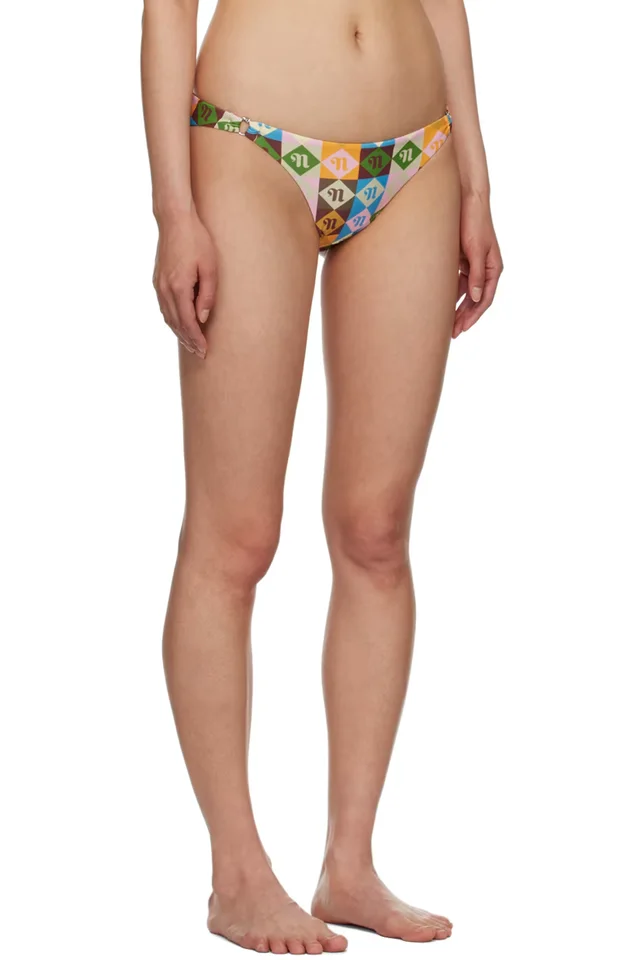 Nanushka Multicolor Ylva Bikini Bottoms, photo 2 of 4 from SSENSE