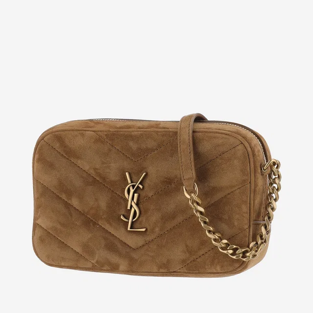 Saint Laurent Le 5 À 7 Shoulder Bag — Brown Suede in Brown Suede from HEWI