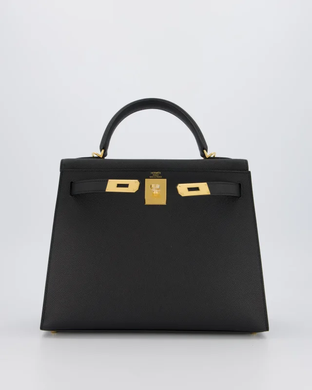Hermès Kelly 28 Sellier Bag in Black Epsom leather from Sellier, photo 3 of 23