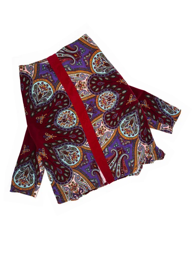 Comme des Garçons F/W 1999 paisley wrap jacket from James Veloria