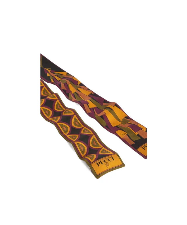 Emilio Pucci Mixed Print Silk Bandeau, photo 3 of 4 from SENSER