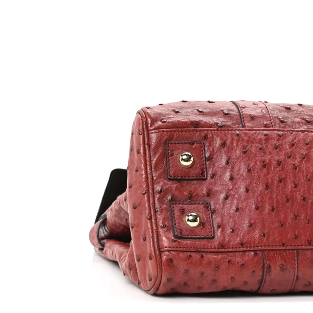 Mulberry Bayswater Black Forest in Black Ostrich from FASHIONPHILE, photo 8 of 9