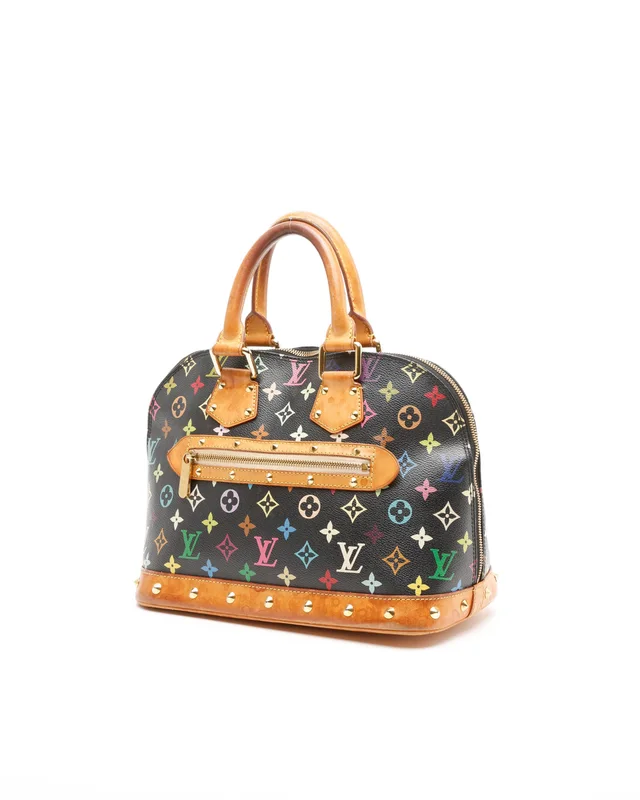 Louis Vuitton Takashi Murakami Multicolour Monogram Alma PM Bag from A Retro Tale, photo 2 of 11