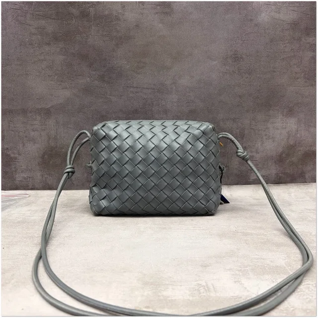 Bottega Veneta Intrecciato Nappa Leather Camera Bag in Grey Nappa leather from Luxury Promise, photo 1 of 1