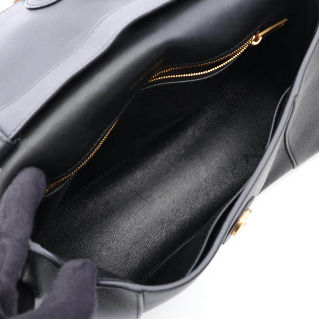 Balenciaga DOWNTOWN Leather Shoulder Bag in Leather from LuxUness, photo 2 of 2