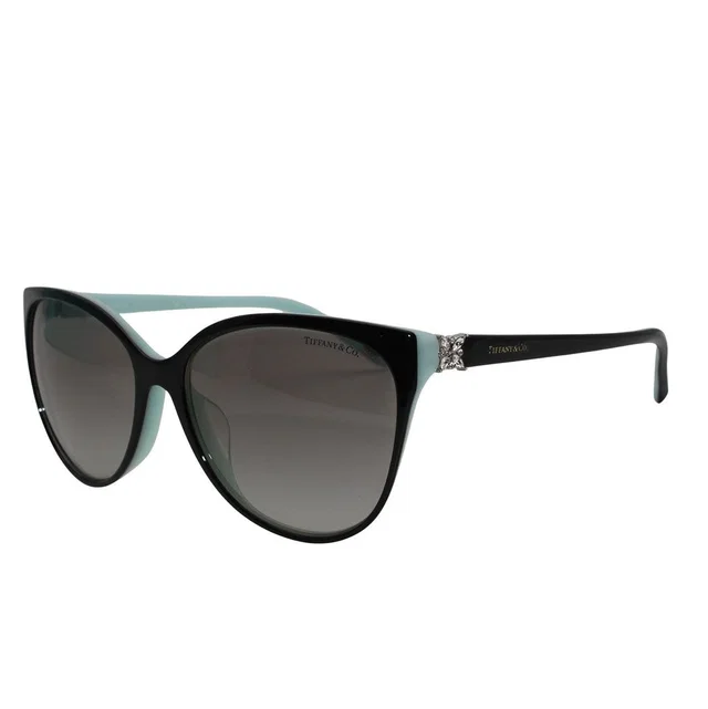 Tiffany & Co. Sunglasses Blue Black Rhinestone Eyewear in Black from The Reluxe