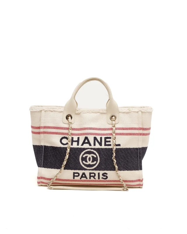 Chanel Deauville MM Tote Bag in Canvas from A Retro Tale, photo 2 of 14