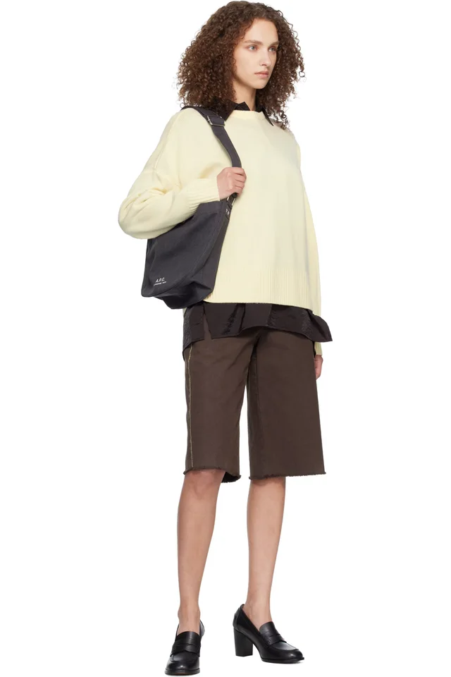 A.P.C. Black Journal Small Satchel, photo 4 of 4 from SSENSE
