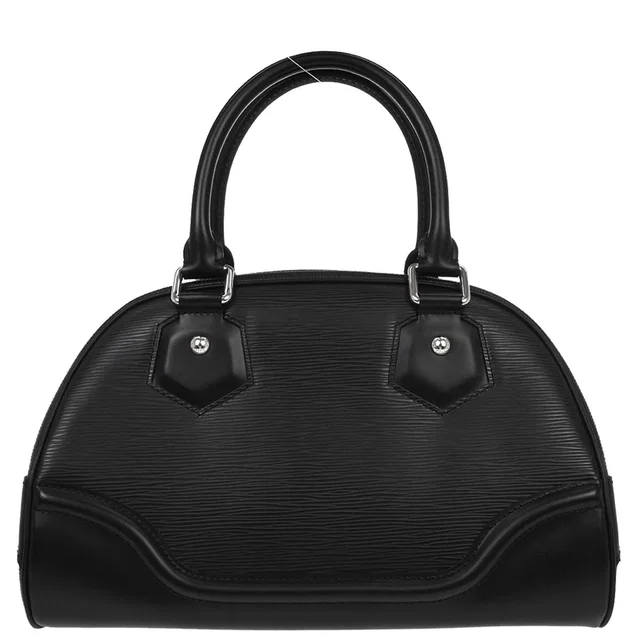 Louis Vuitton Black Epi Bowling Montaigne PM Handbag M59322 in Black Leather from AMORE Vintage Tokyo