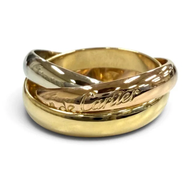 Cartier Trinity Ring Classic Model 750 Yellow Gold in Yellow from The Reluxe