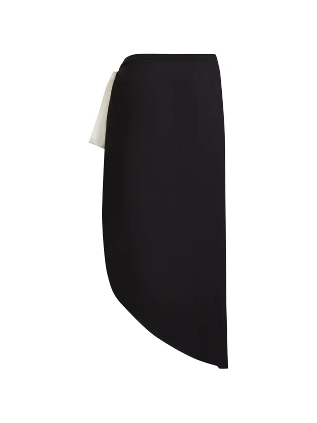 Karl Lagerfeld sheer bow pareo, photo 2 of 2 from FARFETCH