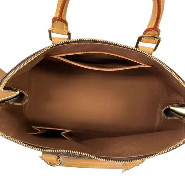 Louis Vuitton Alma PM Monogram Handbag in Brown Canvas from LuxUness, photo 6 of 13